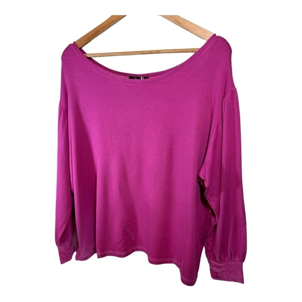 Yana K Ace Shirt in Fuchsia Fleece NWT
